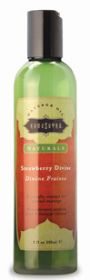 Kama Sutra Naturals Massage Oil Strawberry Divine 8oz (SKU: KS10194)